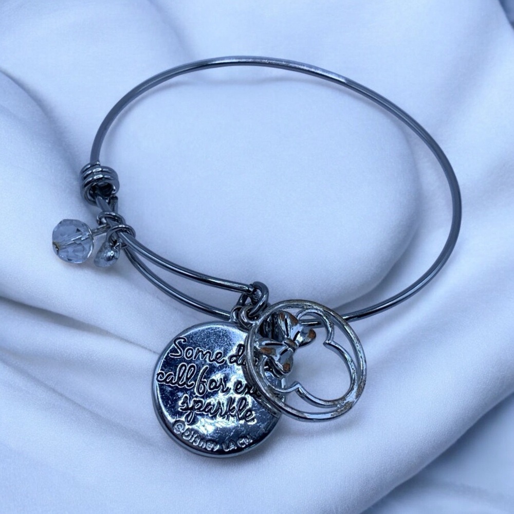 Disney Mini Mouse Silver Charm Bracelet